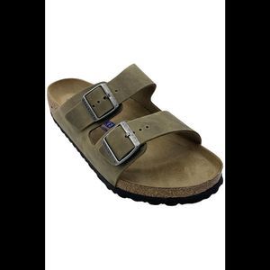 Birkenstock Women's Arizona BS Soft Bed Sandals Khaki - Medium